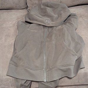 EUC, Scuba Oversized Full Zip, Army Green, M/L